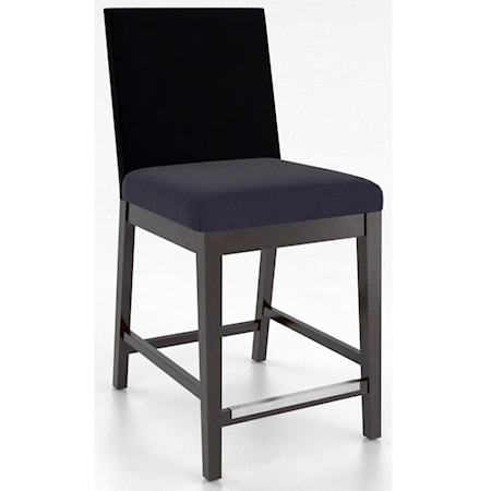 Customizable 24" Upholstered Fixed Stool